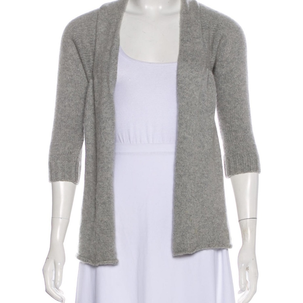 Vince Cashmere Open Front Cardigan